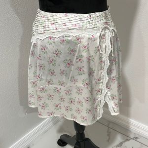 For Love and Lemons Bluebell Mini Skirt S